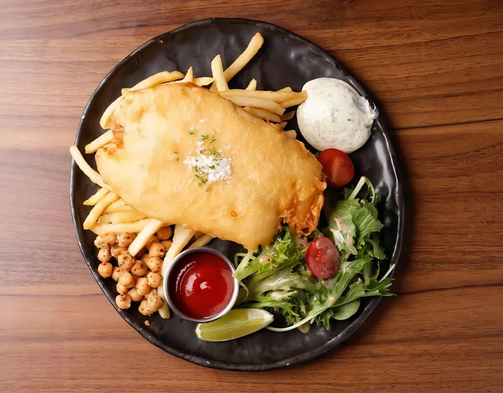 BEST LUNCH IN MARINA BAY - FISH N CHIPS AT BLVD MBFC