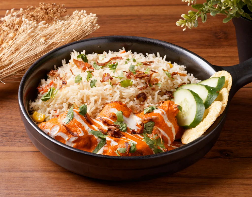 Butter Chicken Bowl at BLVD MBFC in Marina Bay Singapore