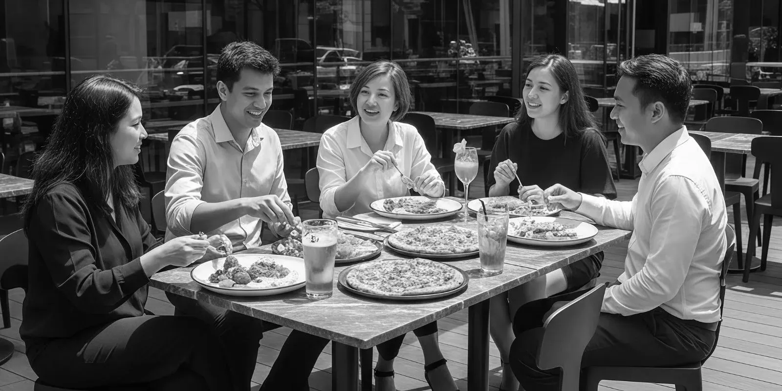 Corporate-lunch-in-Marina-Bay-at-BLVD-MBFC